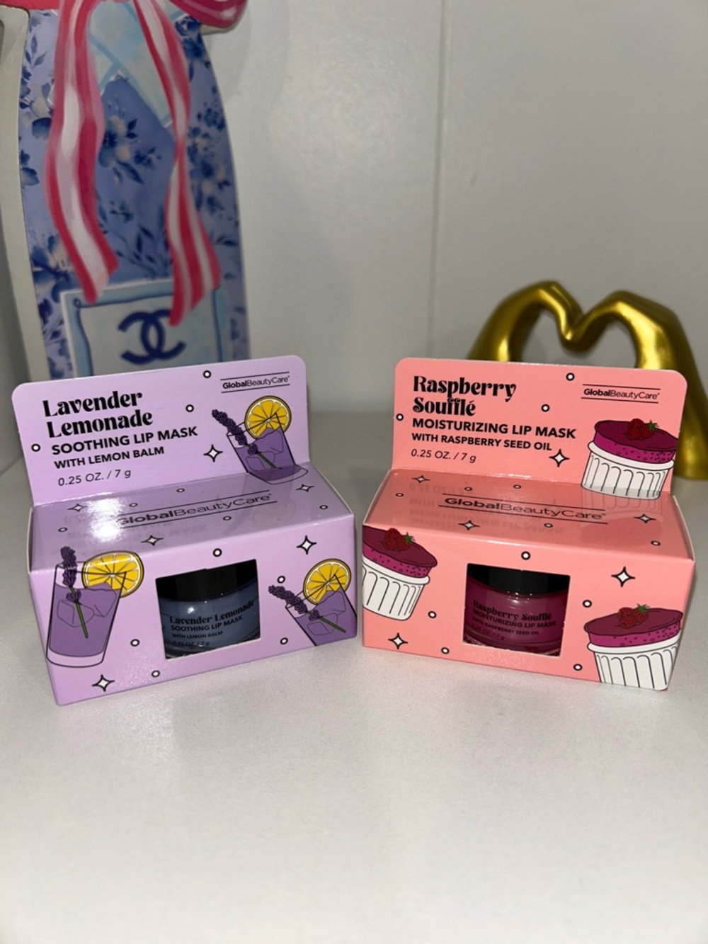 Lavender Lemonade & Raspberry Soufflé Lip Masks - Choose 1